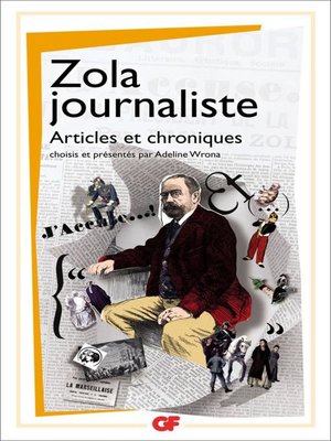 cover image of Zola journaliste. Articles et chroniques